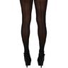 View Item 15d Tights w/ Back Seam Black Fancy Dress Adult Halloween Accessory (One Size)
